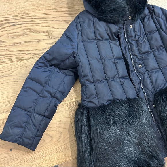 Crewcuts Girls Fur Trimmed Puffer Coat PrimaLoft - Picture 11 of 11
